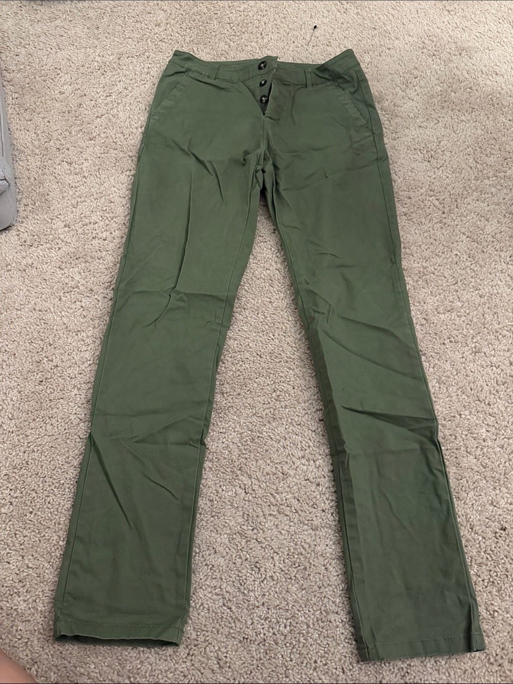 *BOGO* ASOS Olive Green Straight Chinos